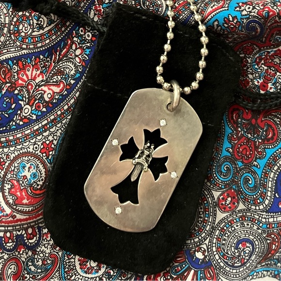 Chrome Hearts Silver Jewelry with Intricate Designs